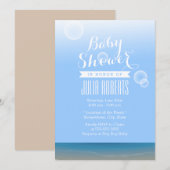 Summer Beach Bubbles Baby Shower-uitvindingen Kaart (Voorkant / Achterkant)