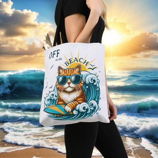 Summer Beach Cool Surf Cat Draagtas