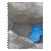 Summer Beach Digging Sand Shovel, Scoop, Pspelen Notitieboek (Voorkant)