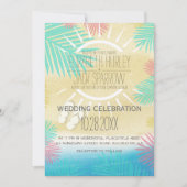 Summer Beach Mariages Invitations (Devant)