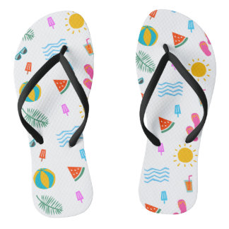 Summer Beach Motif paire de tongs
