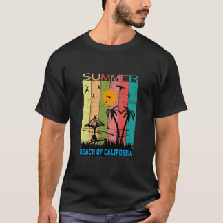 Summer Beach of California T-shirt