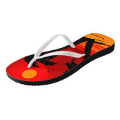 Summer Beach Palm Trezing Sun Teenslippers (Schuin)