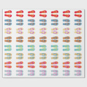 Summer Beach Party Teenslippers inpakpapier (Vlak)