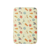 Summer Beach Pattern Badmat (Voorkant Verticaal)