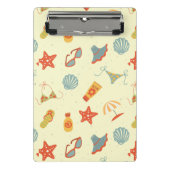 Summer Beach Pattern Mini Klembord (Voorkant)