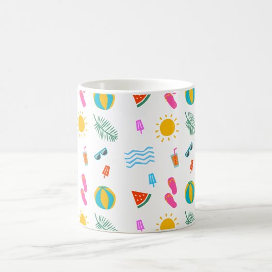 Summer Beach Pattern Mok (Center)