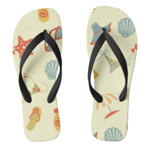 Summer Beach Pattern Teenslippers