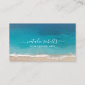 Summer Beach Photography Event Planning Visitekaartje (Voorkant)