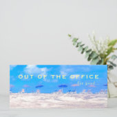 Summer Beach Retirement Congratulations Card (Staand voorkant)