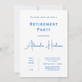 Summer Beach Retirement Party Invitation (Dos)