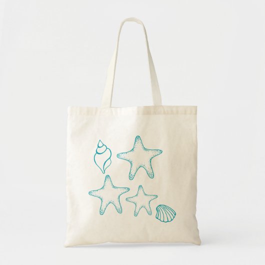 Summer Beach Seashells Cruise Sac fourre-tout Cade (Devant)