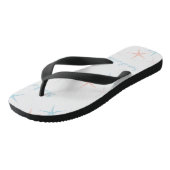 Summer Beach Seashells Starfish Teenslippers (Schuin)