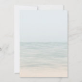 Summer Beach String Lights Flamingo Vrijgezellenfe Kaart (Achterkant)