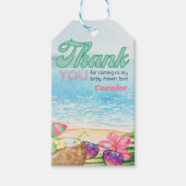 Summer Beach Surfboards en Mocktails Hartelijk dan Cadeaulabel (Voorkant)