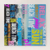 Summer Beach Time Fun Legpuzzel (Horizontaal)