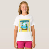 Summer Beach Uitzicht T-shirt (Voorkant volledig)