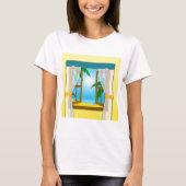Summer Beach Uitzicht T-shirt (Voorkant)