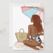 Summer Beach Vacances Anniversaire Fête Invitation (Devant)