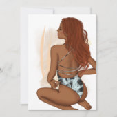 Summer Beach Vacances Anniversaire Fête Invitation (Devant)