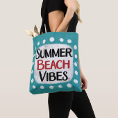 Summer Beach Vibes Canvas tas (Dichtbij)