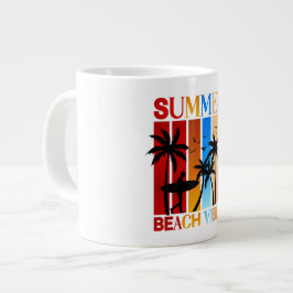 Summer Beach Vibes Extra Grote Beker