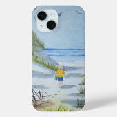 Summer Beach Waterverf Case-Mate iPhone Case (Achterkant)
