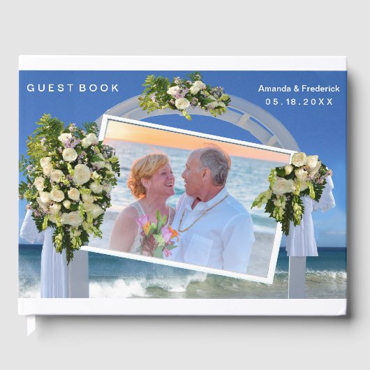 Summer Beach Wedding Gastenboek (Voorkant)