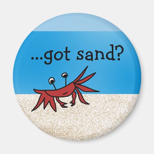 Summer Beach, ...Zand? Magneet (Voorkant)