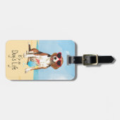 Summer Beagle Bagagelabel (Voorkant horizontaal)