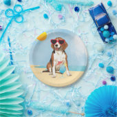 Summer Beagle Papieren Bordje (Feest)