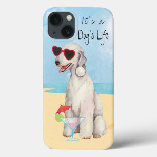 Summer Bedlington Terrier iPhone 13 Hoesje