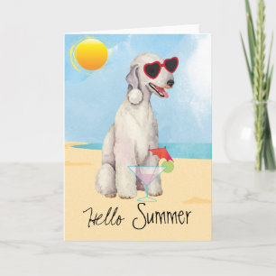 Summer Bedlington Terrier Kaart