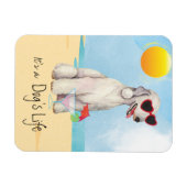 Summer Bedlington Terrier Magnet Magneet (Horizontaal)