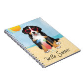 Summer Bernese Mountain Dog Notitieboek (Rechterzijde)