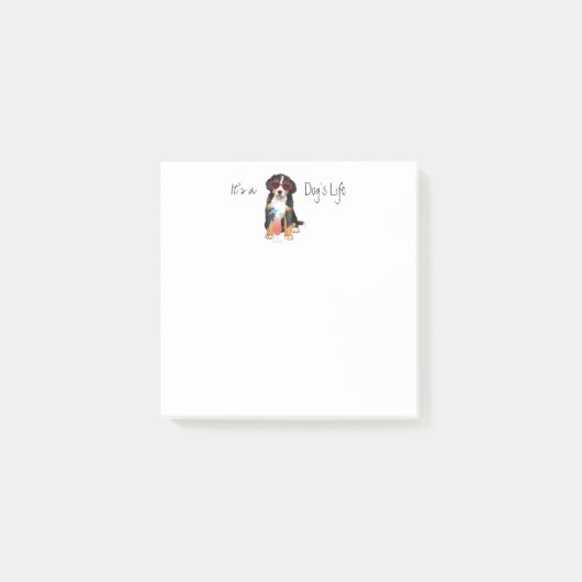 Summer Bernese Mountain Dog Post-it® Notes (Voorkant)