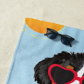 Summer Bernese Mountain Dog Strandlaken (In situ)