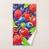 Summer Berry Medley Bad Handdoek (Handdoek)