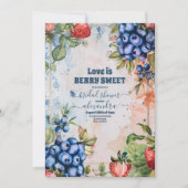 Summer Berry Sweet Strawberry Vrijgezellenfeest Kaart (Voorkant)