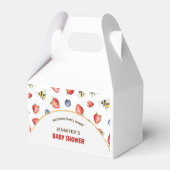 Summer Berry Sweet Waterverf Baby shower Bedankdoosjes (Achterkant)