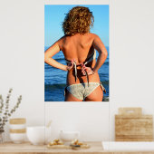 Summer Bikini Poster (Keuken)