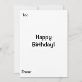 Summer Bird Surfer Kaart (Achterkant)