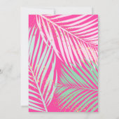 Summer Birthday Invitation | Pool Party Invitation Kaart (Achterkant)