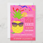 Summer Birthday Pineapple Kaart (Voorkant)