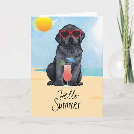Summer Black Lab Kaart (Voorkant)