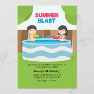 Summer Blast Uitnodiging