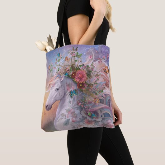 "Summer Bloom" Canvas tas (Dichtbij)