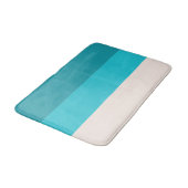 Summer Blue Beach Vibe Colorblock Badmat (Gekanteld)