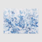 Summer Blue Botanical Tissuepapier (Voorkant)
