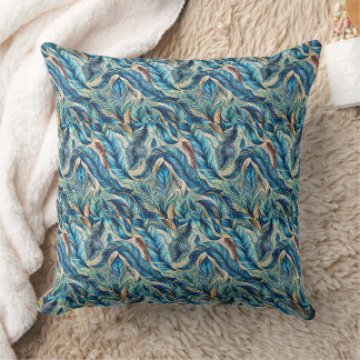 Summer blue Design cushion Kissen Kussen